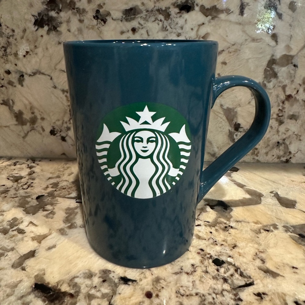 Starbucks teal 11oz coffee mug